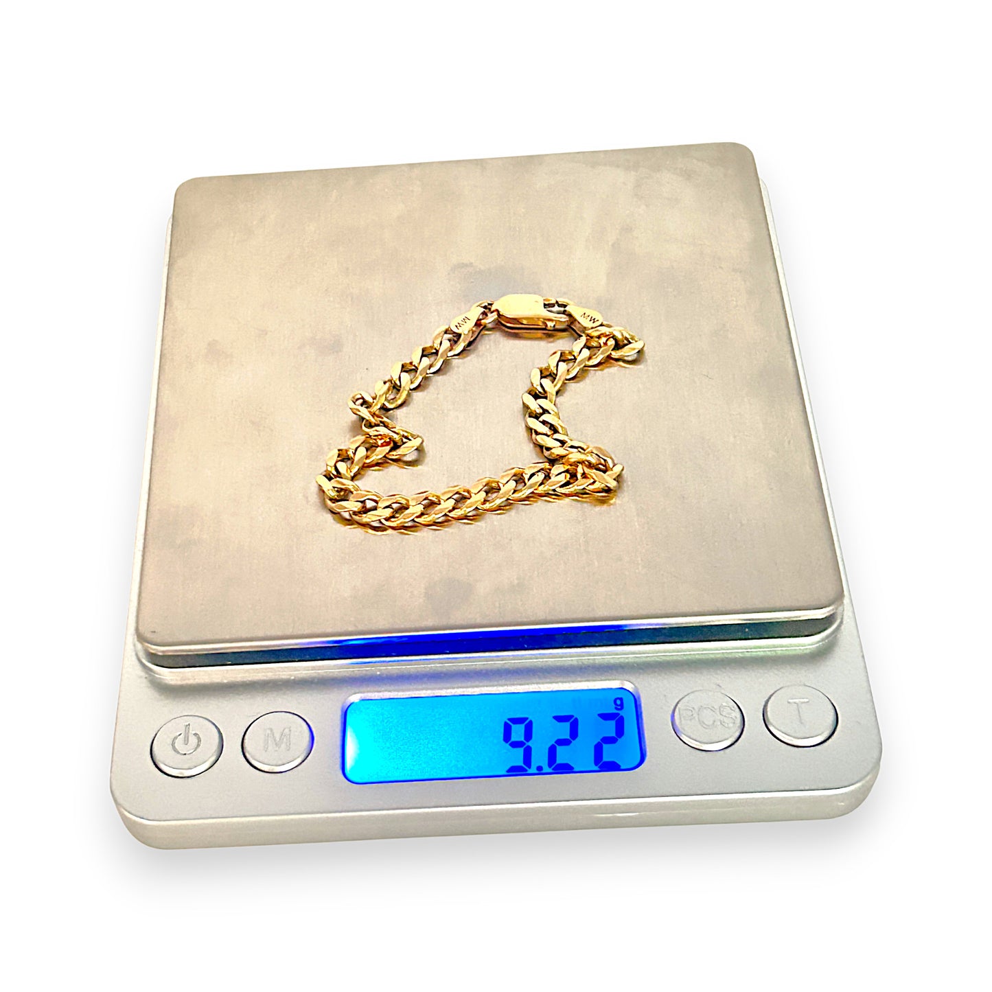 GOLD DEAL | FLASH SALE 9ct (9K) Gold Solid Curb Bracelet Length 17.5cm