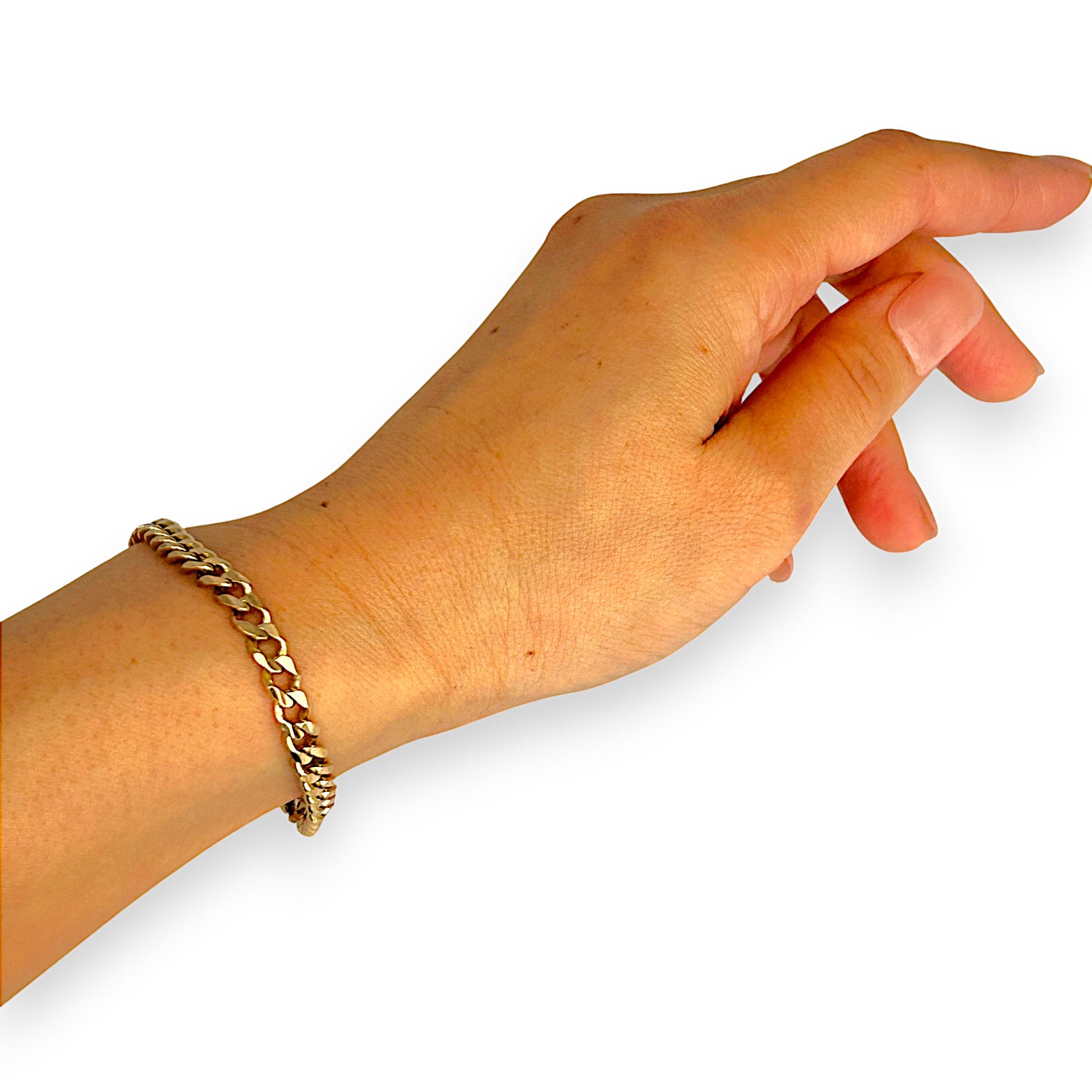 GOLD DEAL | FLASH SALE 9ct (9K) Gold Solid Curb Bracelet Length 17.5cm