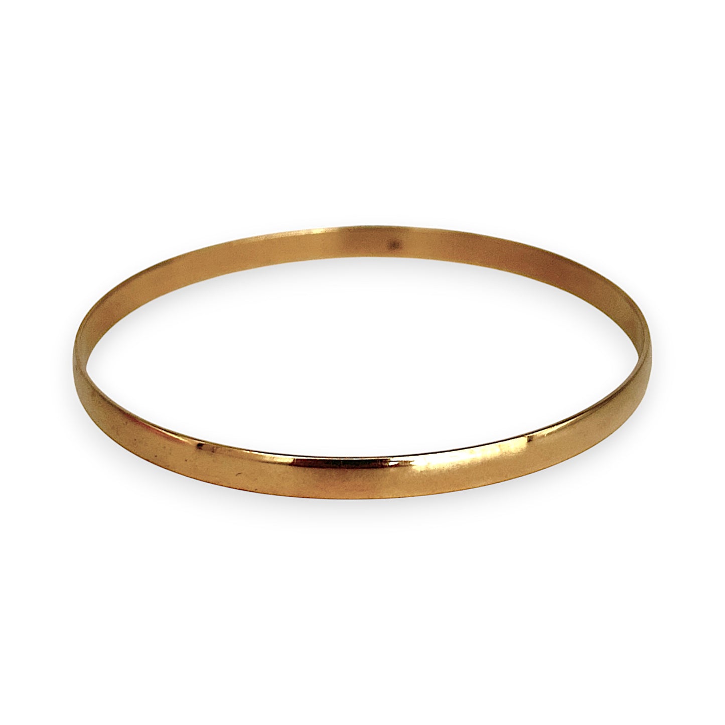 GOLD DEAL | 9ct (9K) Gold Timeless Plain Bangle Valuation $2,090
