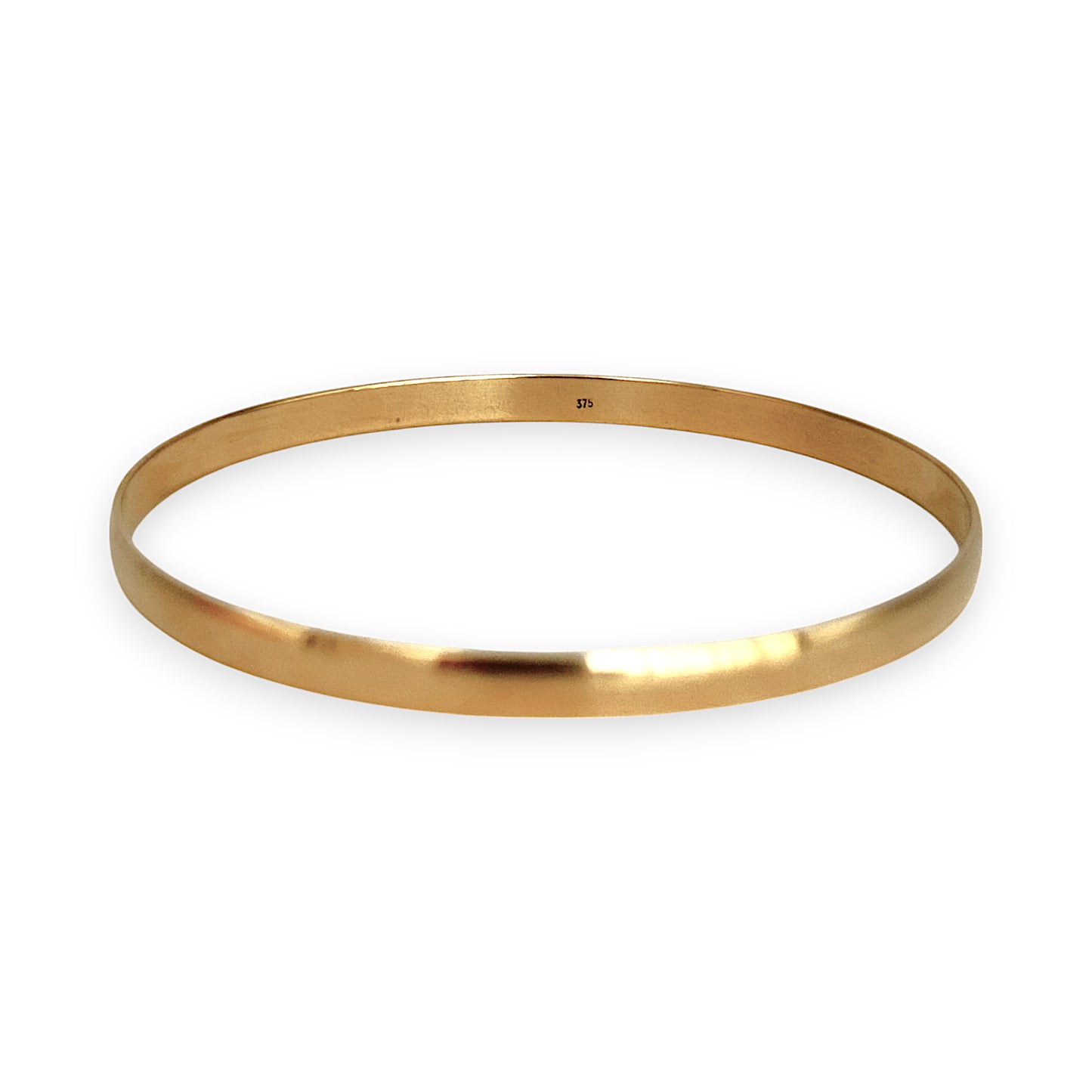GOLD DEAL | 9ct (9K) Gold Timeless Plain Bangle Valuation $2,090
