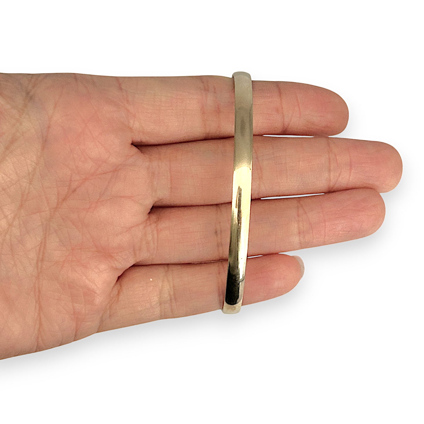 GOLD DEAL | 9ct (9K) Gold Timeless Plain Bangle Valuation $2,090