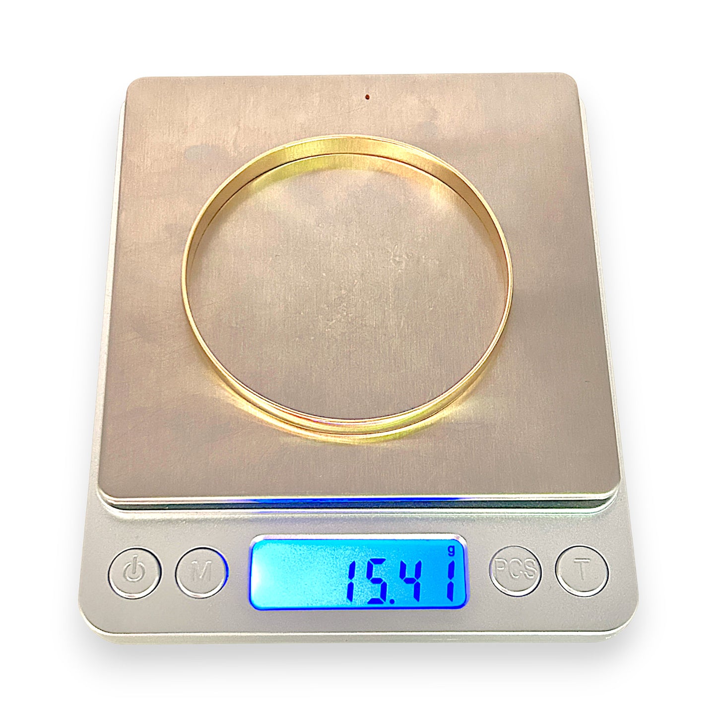 GOLD DEAL | FLASH SALE 9ct (9K) Gold Refurbished 64.8mm x 5.9mm Classic Solid Bangle