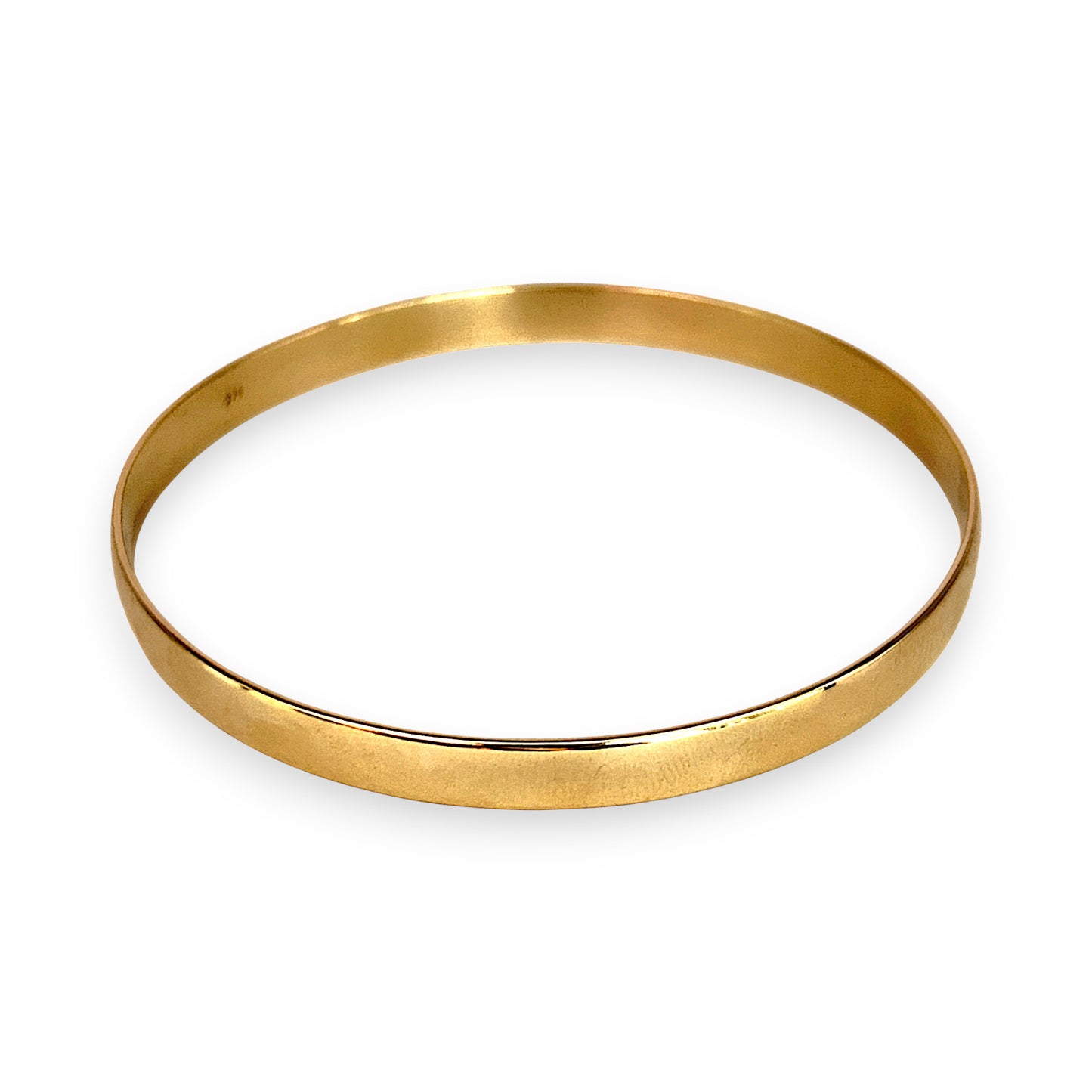 GOLD DEAL | FLASH SALE 9ct (9K) Gold Refurbished 64.8mm x 5.9mm Classic Solid Bangle