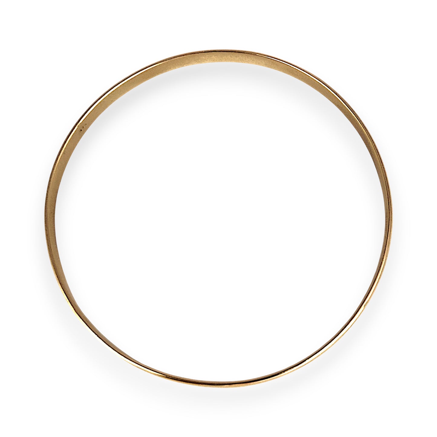 GOLD DEAL | FLASH SALE 9ct (9K) Gold Refurbished 64.8mm x 5.9mm Classic Solid Bangle