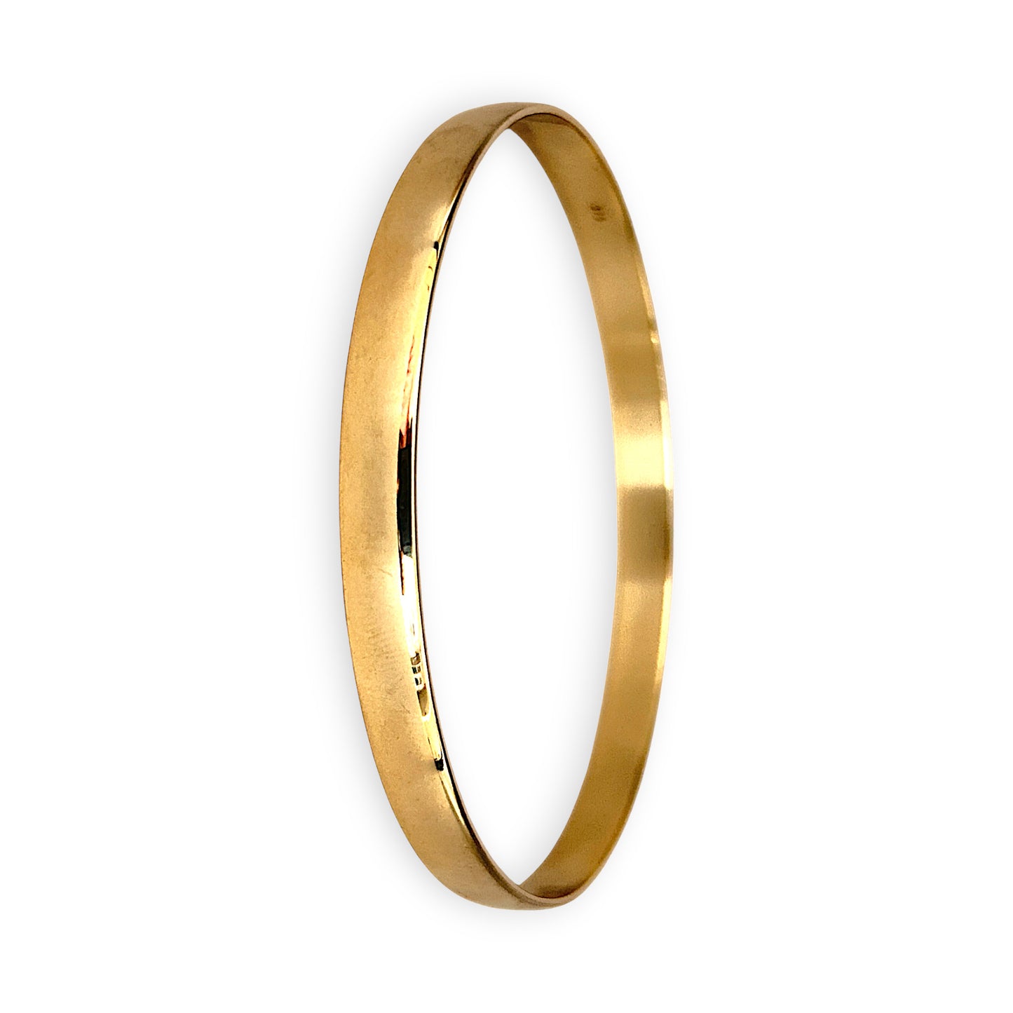 GOLD DEAL | FLASH SALE 9ct (9K) Gold Refurbished 64.8mm x 5.9mm Classic Solid Bangle