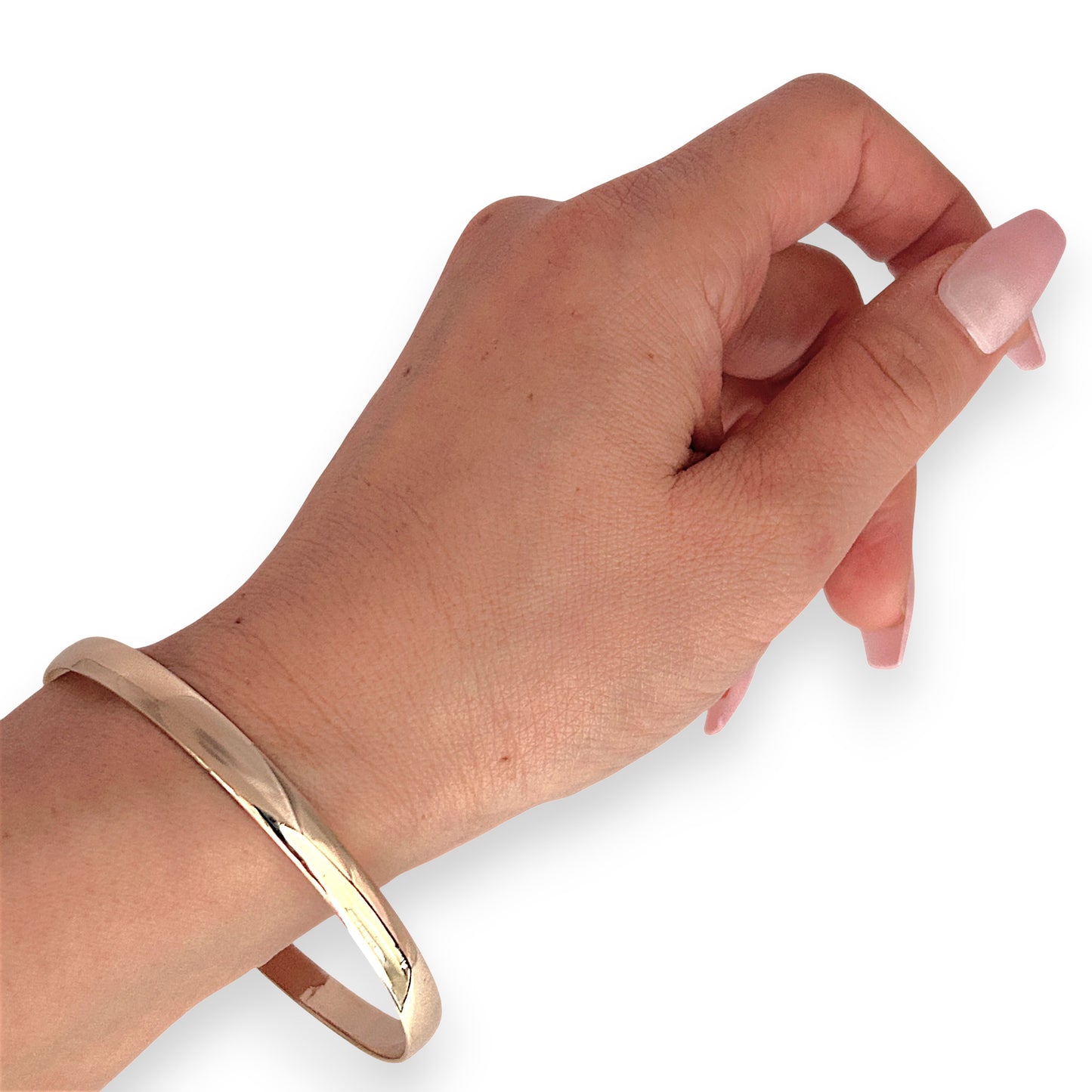 GOLD DEAL | FLASH SALE 9ct (9K) Gold Refurbished 64.8mm x 5.9mm Classic Solid Bangle