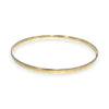 GOLD DEAL | 9ct Gold Lightweight Slim Bangle Inner Diameter 71.4mm