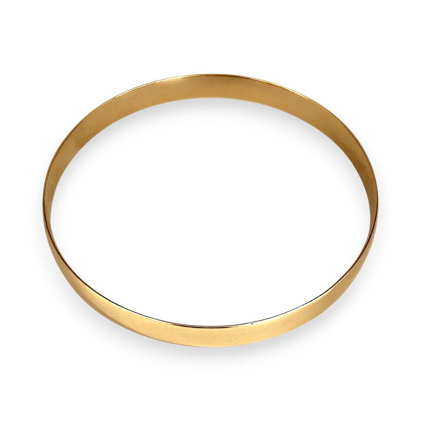 GOLD DEAL | 9ct (9K) Gold Refurbished Elemental Plain Solid Bangle Valuation $3,550