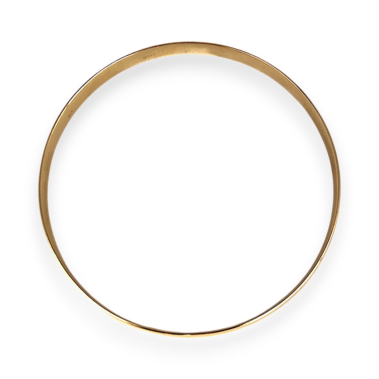 GOLD DEAL | 9ct (9K) Gold Refurbished Elemental Plain Solid Bangle Valuation $3,550