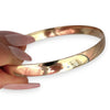 GOLD DEAL | 9ct (9K) Gold Refurbished Elemental Plain Solid Bangle Valuation $3,550