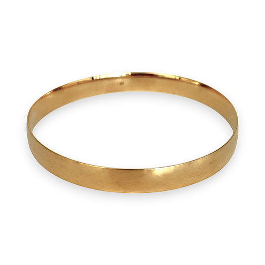 SALE | 9K Gold Timeless Torque Plain Solid Dense Bangle. R # 788