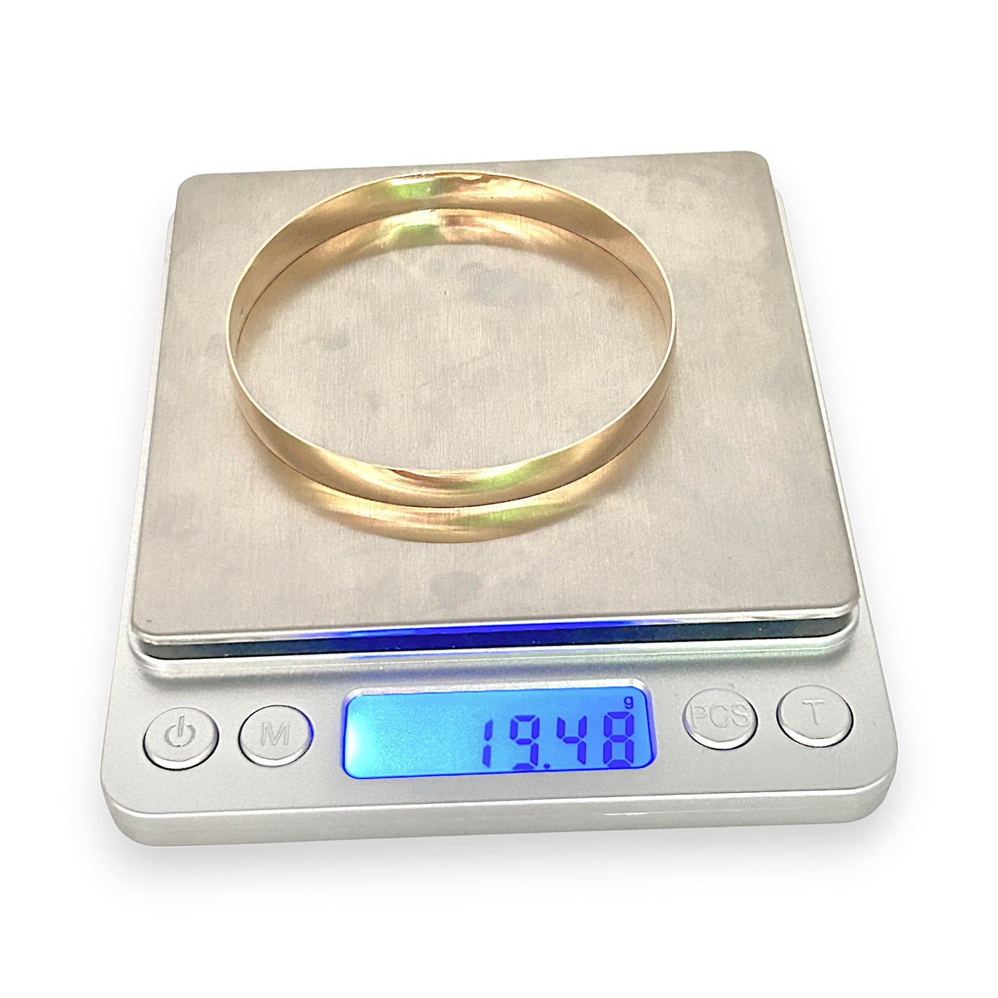 SALE | 9K Gold Timeless Torque Plain Solid Dense Bangle. R # 788