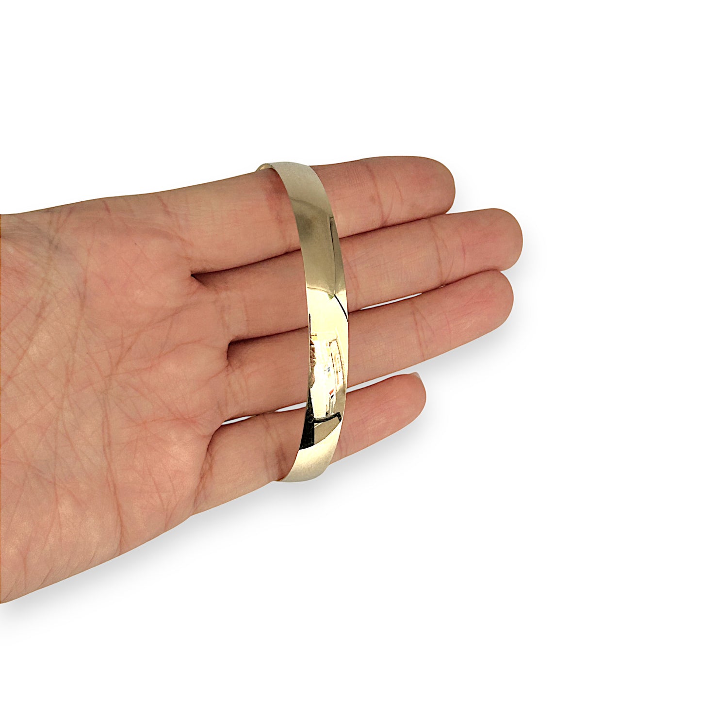 SALE | 9K Gold Timeless Torque Plain Solid Dense Bangle. R # 788