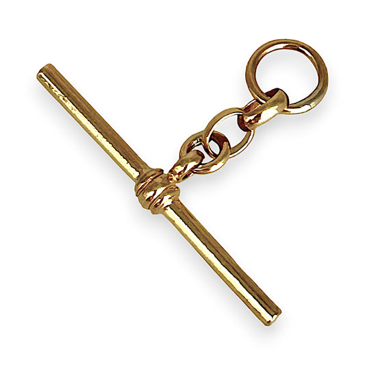 GOLD DEAL | 10K Gold Classic MICHEAL HILL - T Bar Pendant
