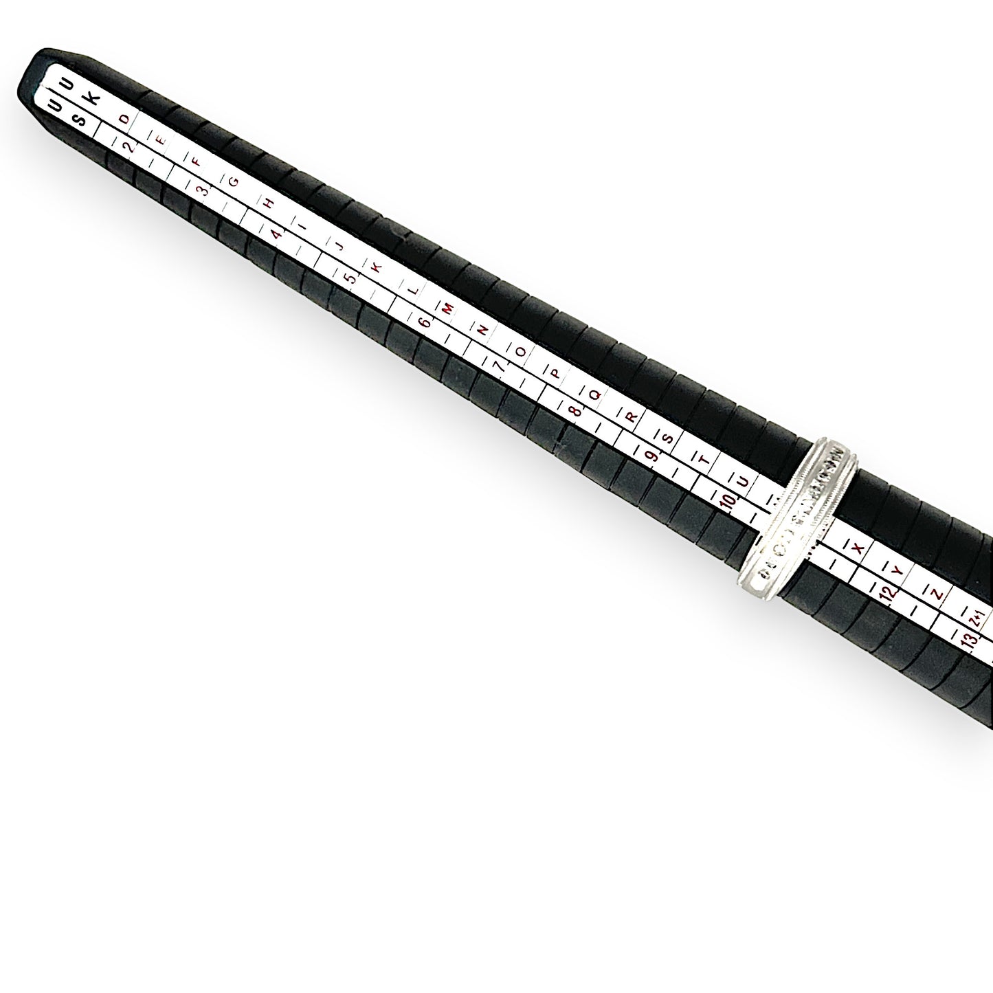 GOLD DEAL | 10ct (10K) White Gold Luminous Band with Diamond