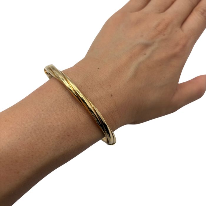 Gold Rope Bangle