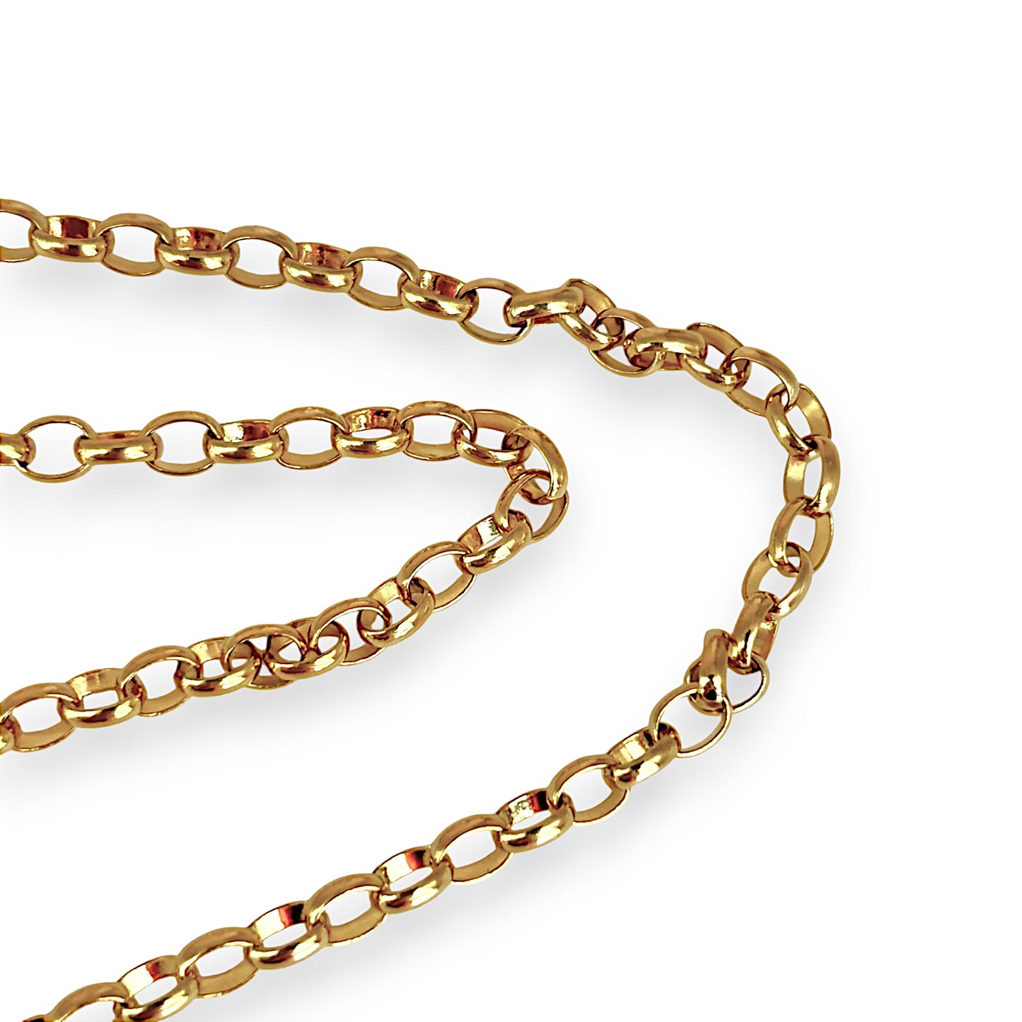 GOLD DEAL | NZ 10ct (10K) Gold MICHAEL HILL 60cm Timeless Belcher Chain Valuation $4,650