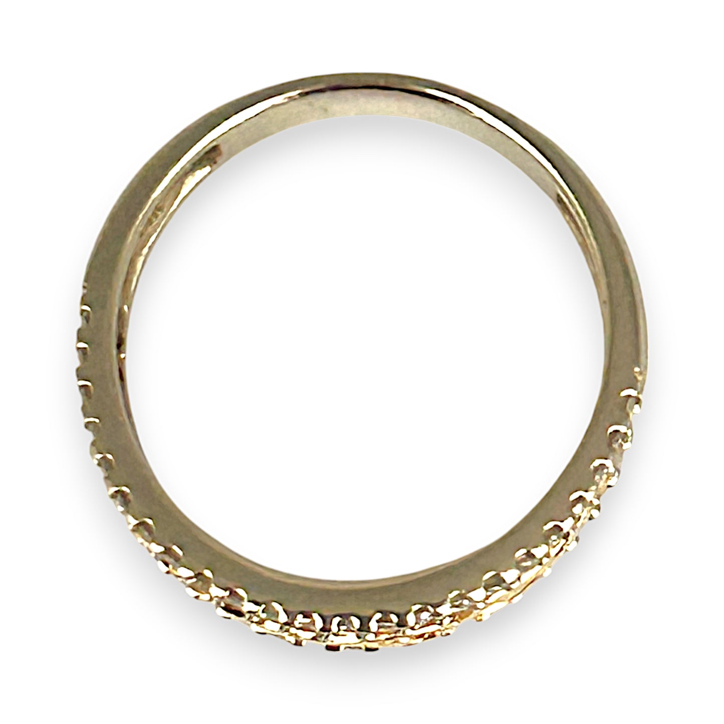 GOLD DEAL | 14ct (14K) Gold Y/W Na Hoku Nalini Ring with Diamonds Size N