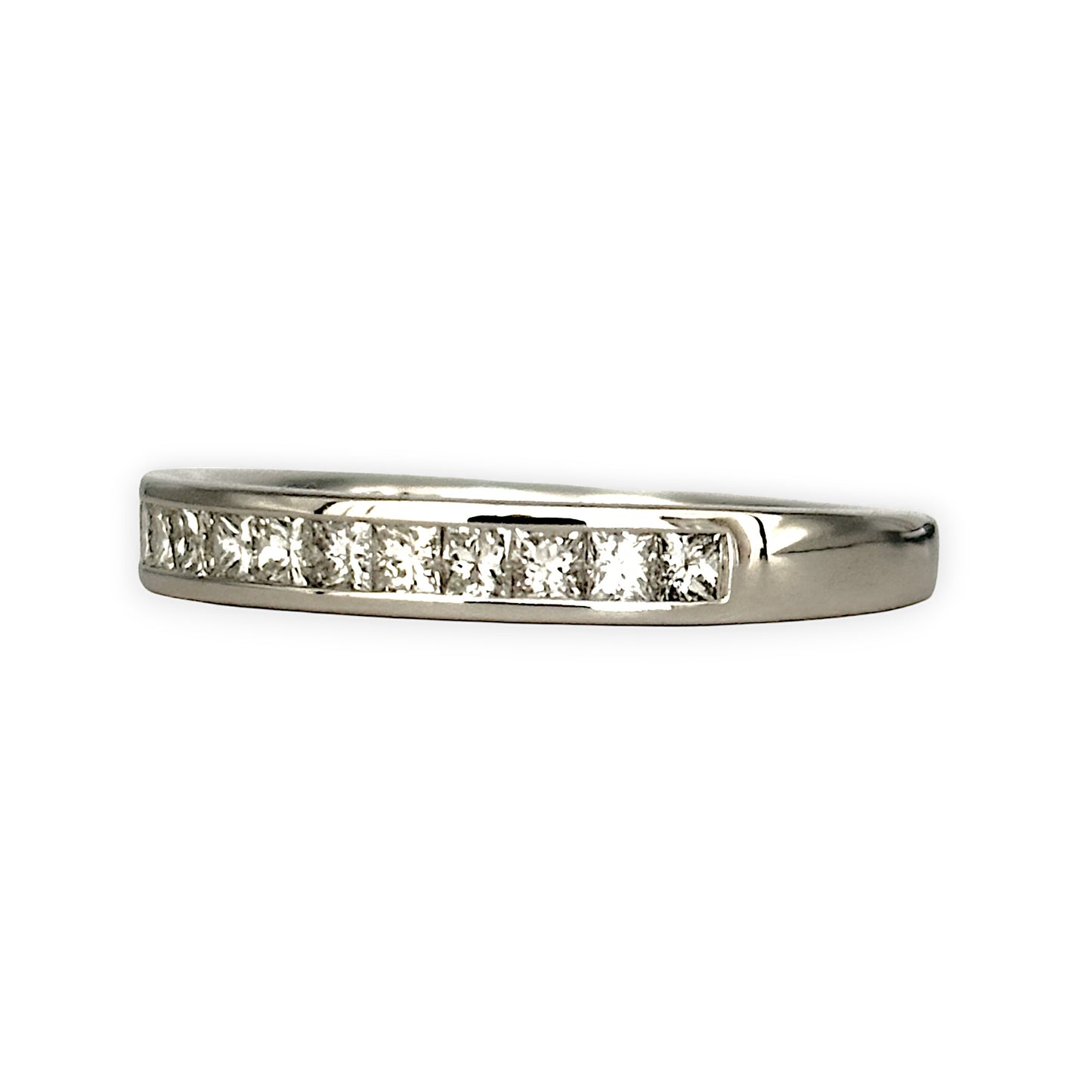 GOLD DEAL | 14ct (14K) White Gold Michael Hill Band with 1/2 Carat TW Diamonds