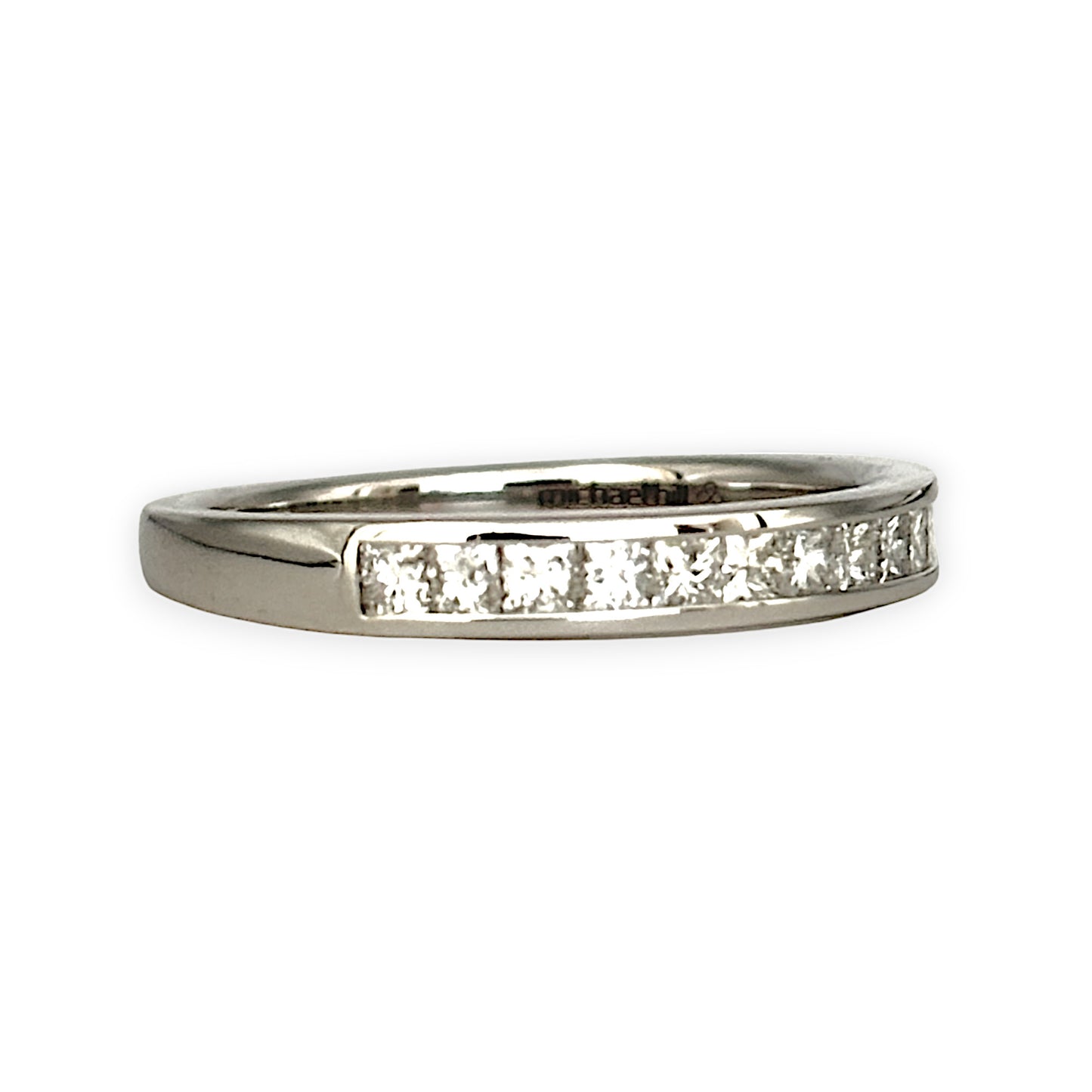 GOLD DEAL | 14ct (14K) White Gold Michael Hill Band with 1/2 Carat TW Diamonds
