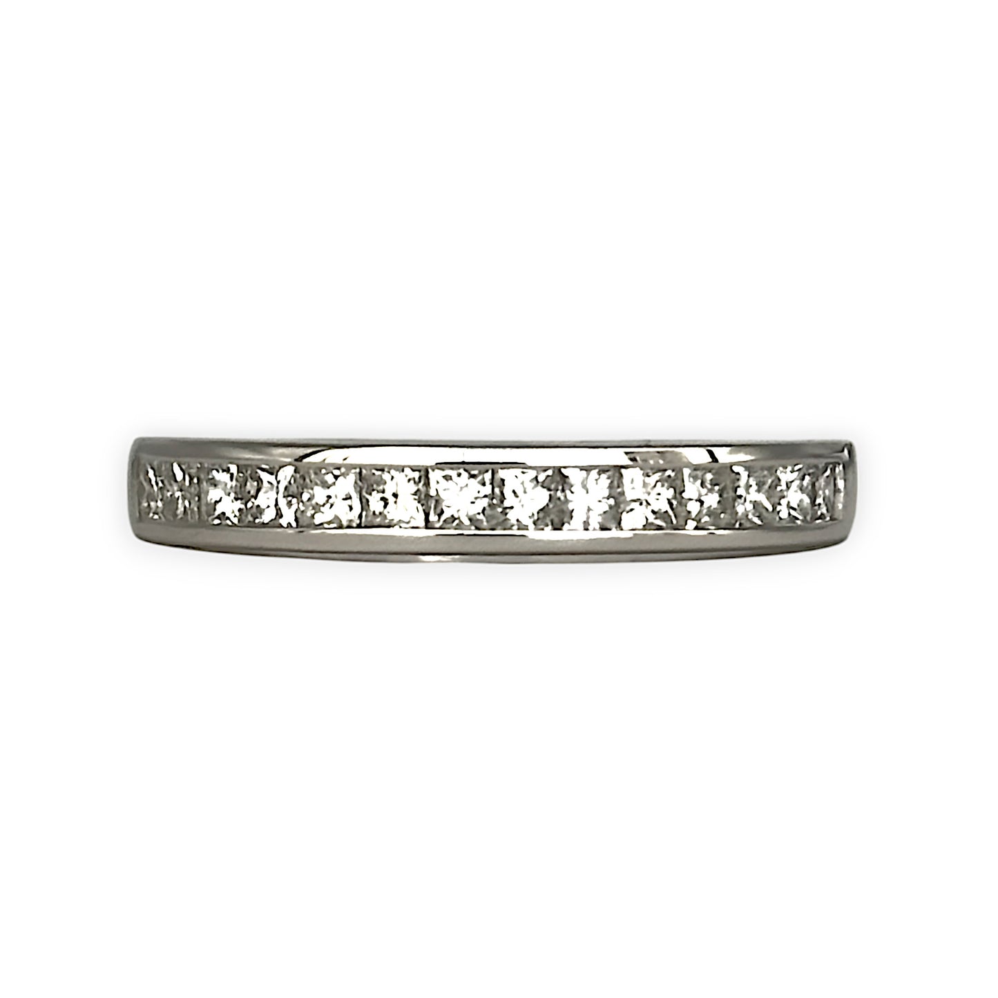 GOLD DEAL | 14ct (14K) White Gold Michael Hill Band with 1/2 Carat TW Diamonds