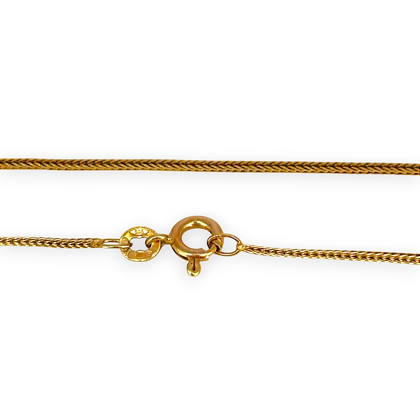 GOLD DEAL | 14ct (14K) Gold Soft Edge Chopin Chain Length 39cm