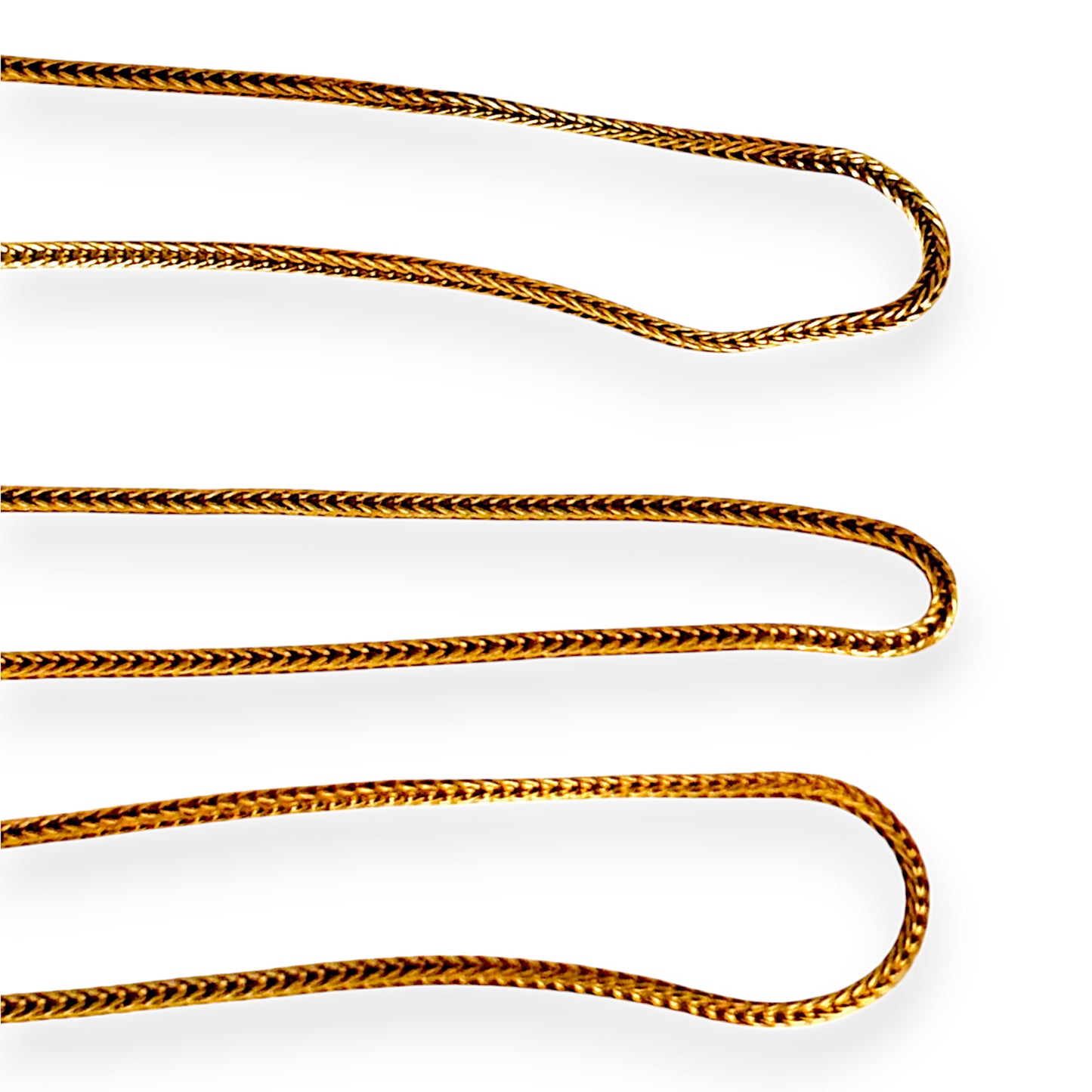 GOLD DEAL | 14ct (14K) Gold Soft Edge Chopin Chain Length 39cm