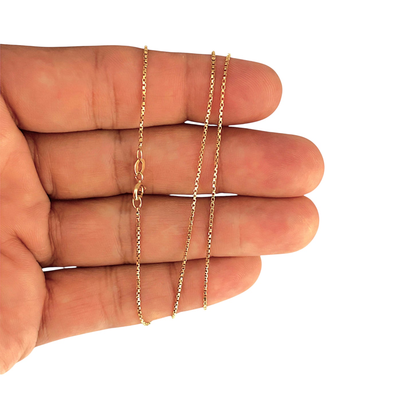 GOLD DEAL | 14K Gold Soft Edge Box Link Chain Length 50cm