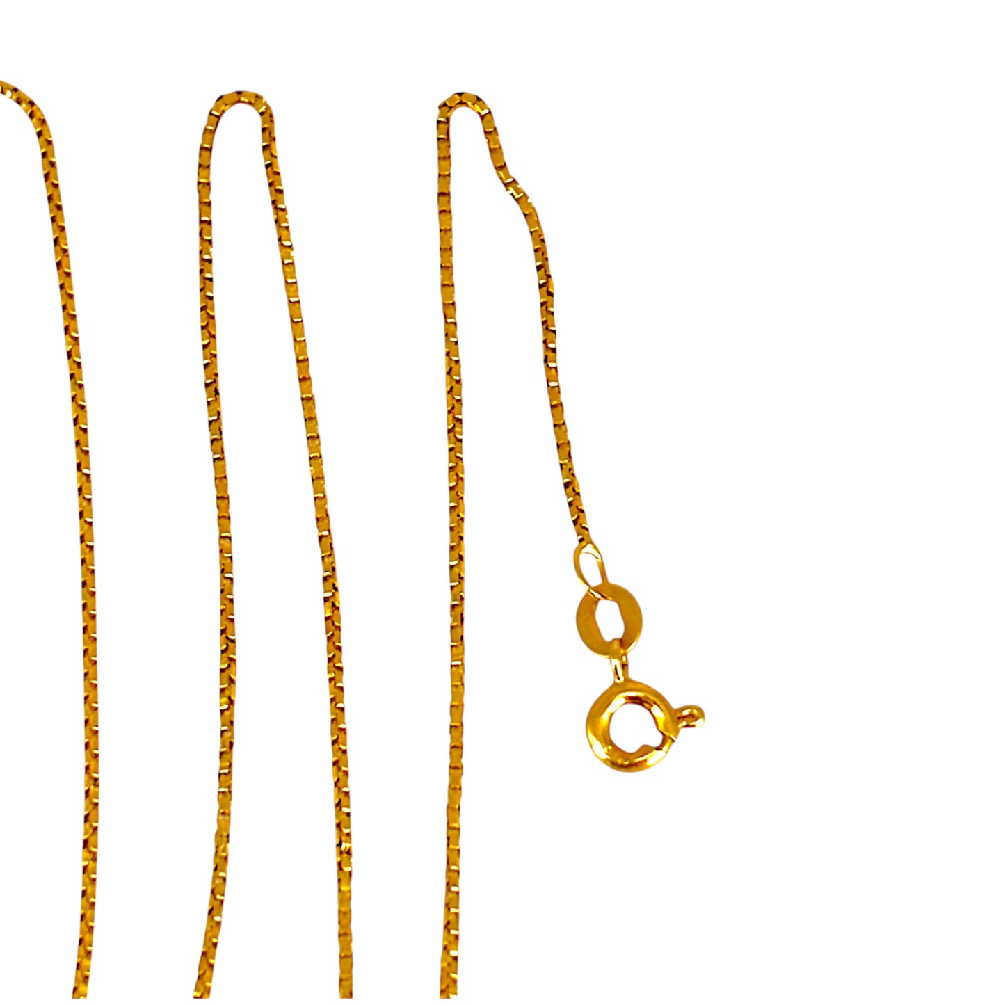 GOLD DEAL | 14K Gold Soft Edge Box Link Chain Length 50cm