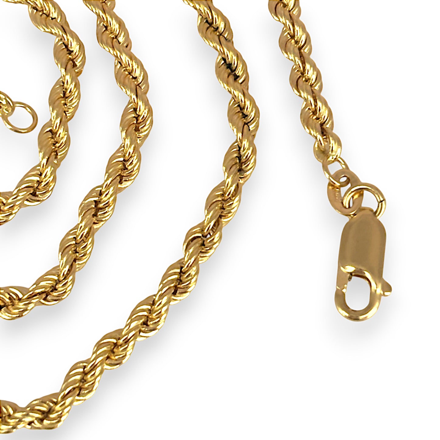 GOLD DEAL | 14ct (14K) Gold Twisted Rope Heavy Weight Chain Length 60cm