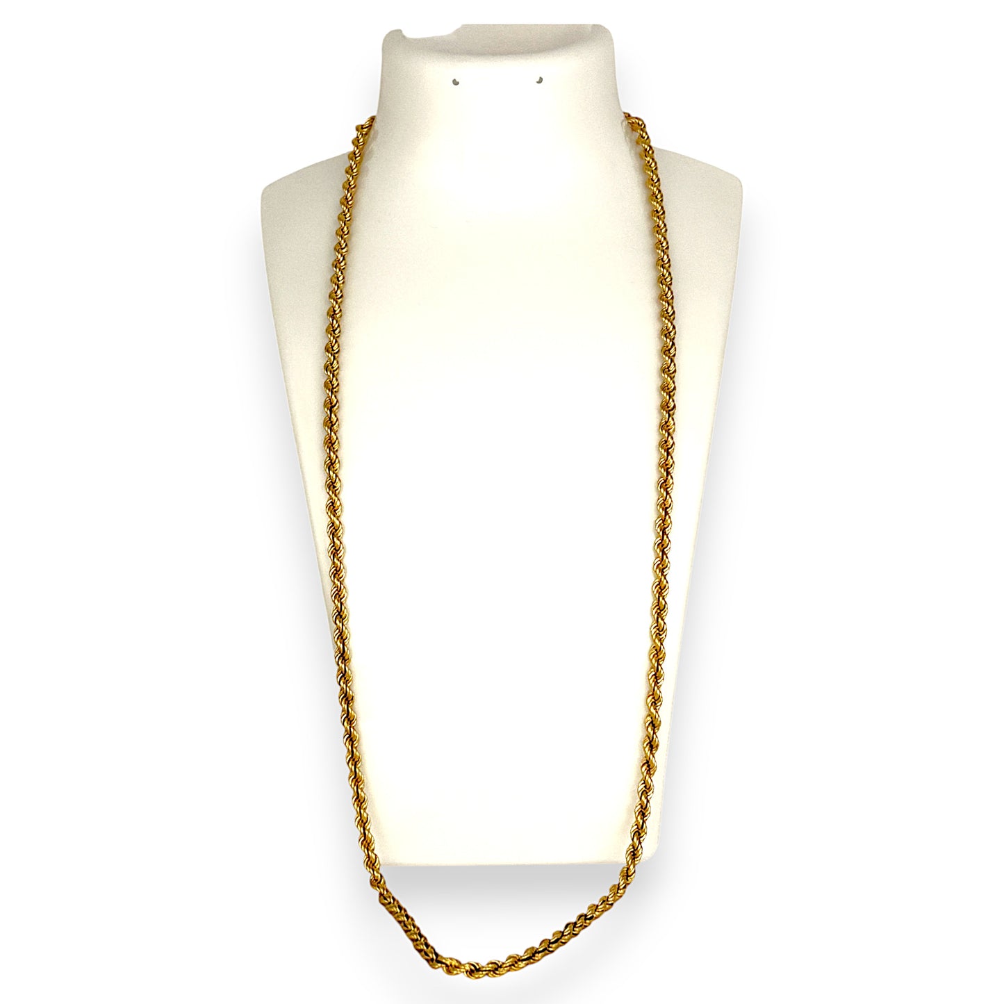 GOLD DEAL | 14ct (14K) Gold Twisted Rope Heavy Weight Chain Length 60cm