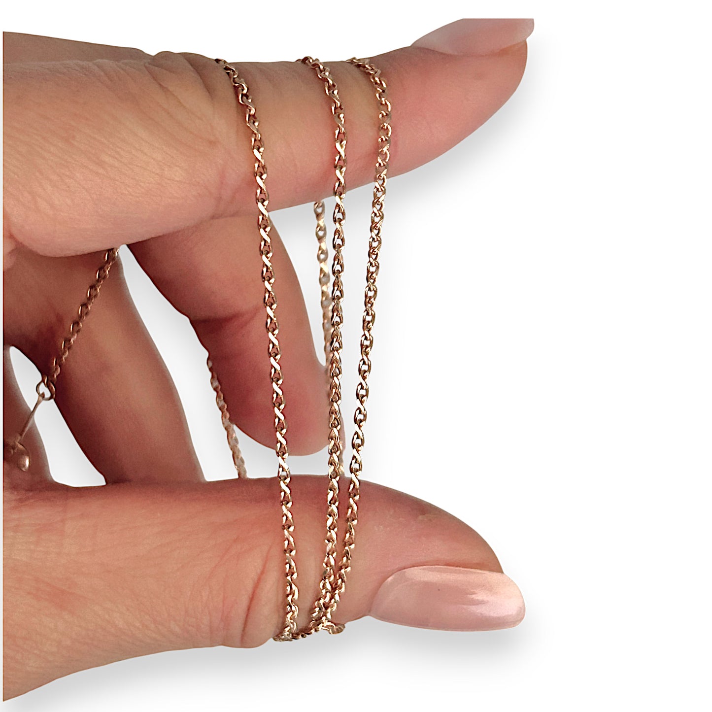 GOLD DEAL | 14ct (14K) Rose Gold 8.88g Necklace with Pendant Length 50cm