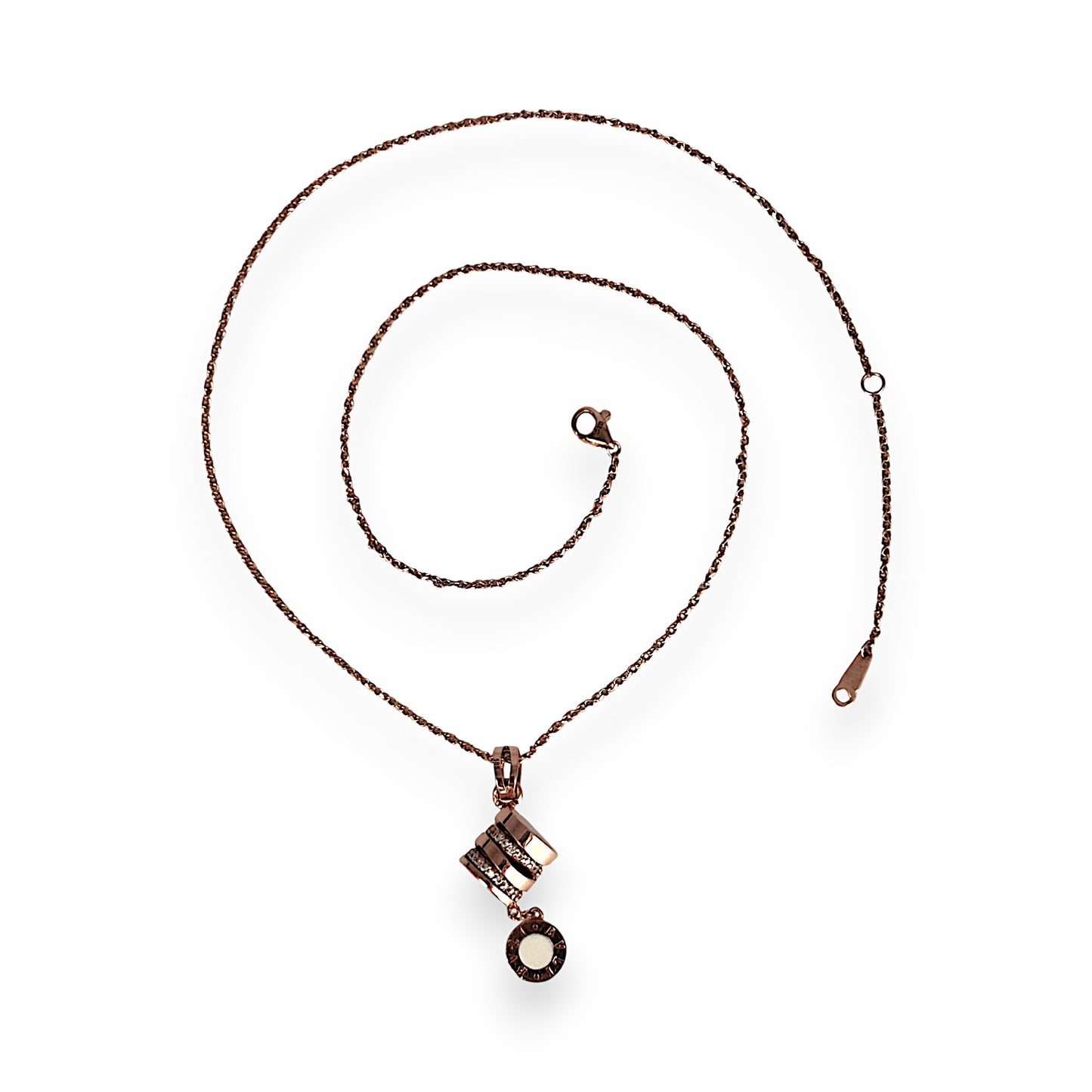 GOLD DEAL | 14ct (14K) Rose Gold 8.88g Necklace with Pendant Length 50cm