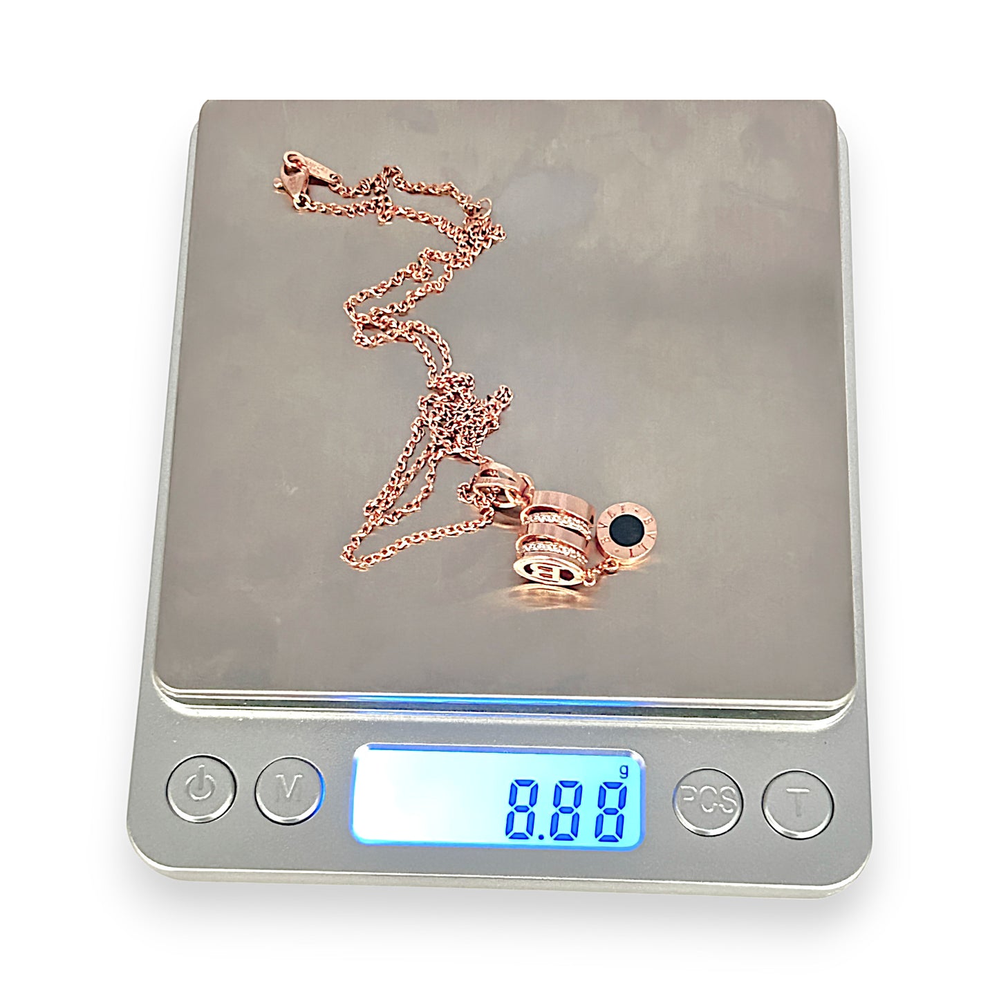 GOLD DEAL | 14ct (14K) Rose Gold 8.88g Necklace with Pendant Length 50cm