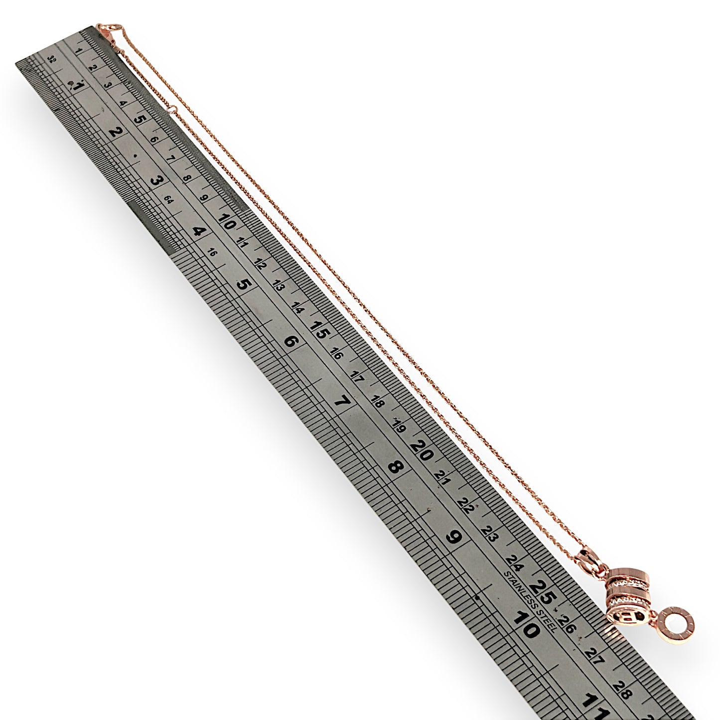 GOLD DEAL | 14ct (14K) Rose Gold 8.88g Necklace with Pendant Length 50cm