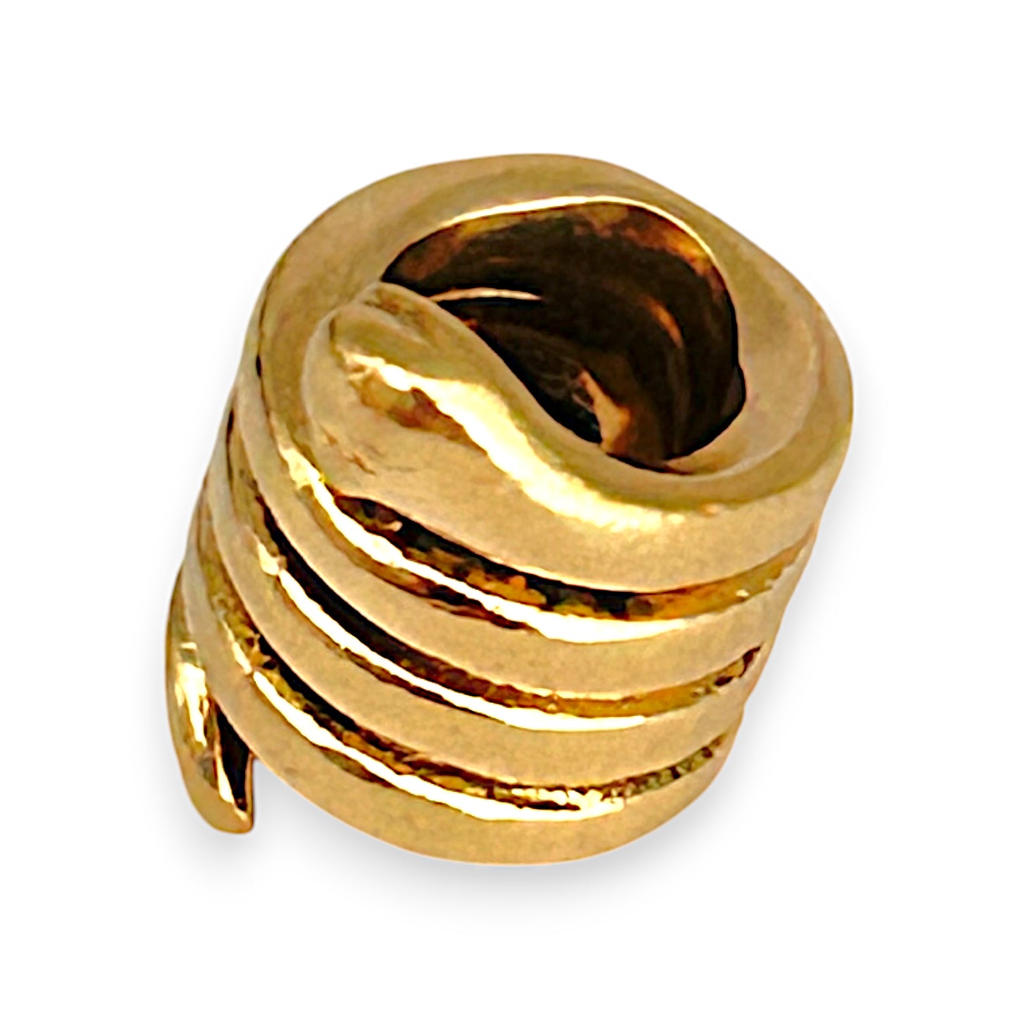 GOLD DEAL | 14ct (14K) Gold Coiled Snake Charm