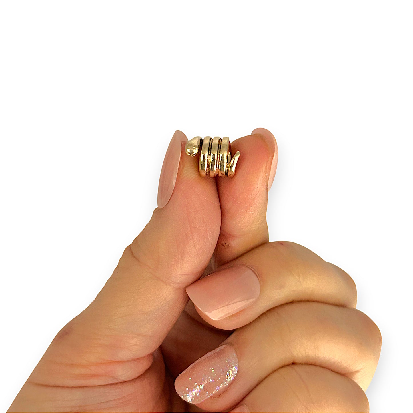 GOLD DEAL | 14ct (14K) Gold Coiled Snake Charm