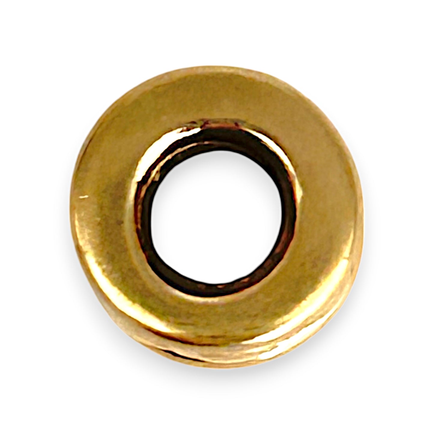GOLD DEAL | 14ct (14K) Gold Pandora Criss Cross Threaded Charm