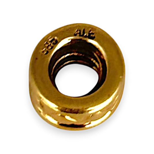 GOLD DEAL | 14ct (14K) Gold Pandora Criss Cross Threaded Charm