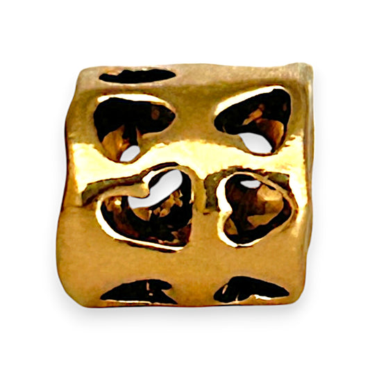 GOLD DEAL | 14ct (14K) Gold Tunnel of Love Charm