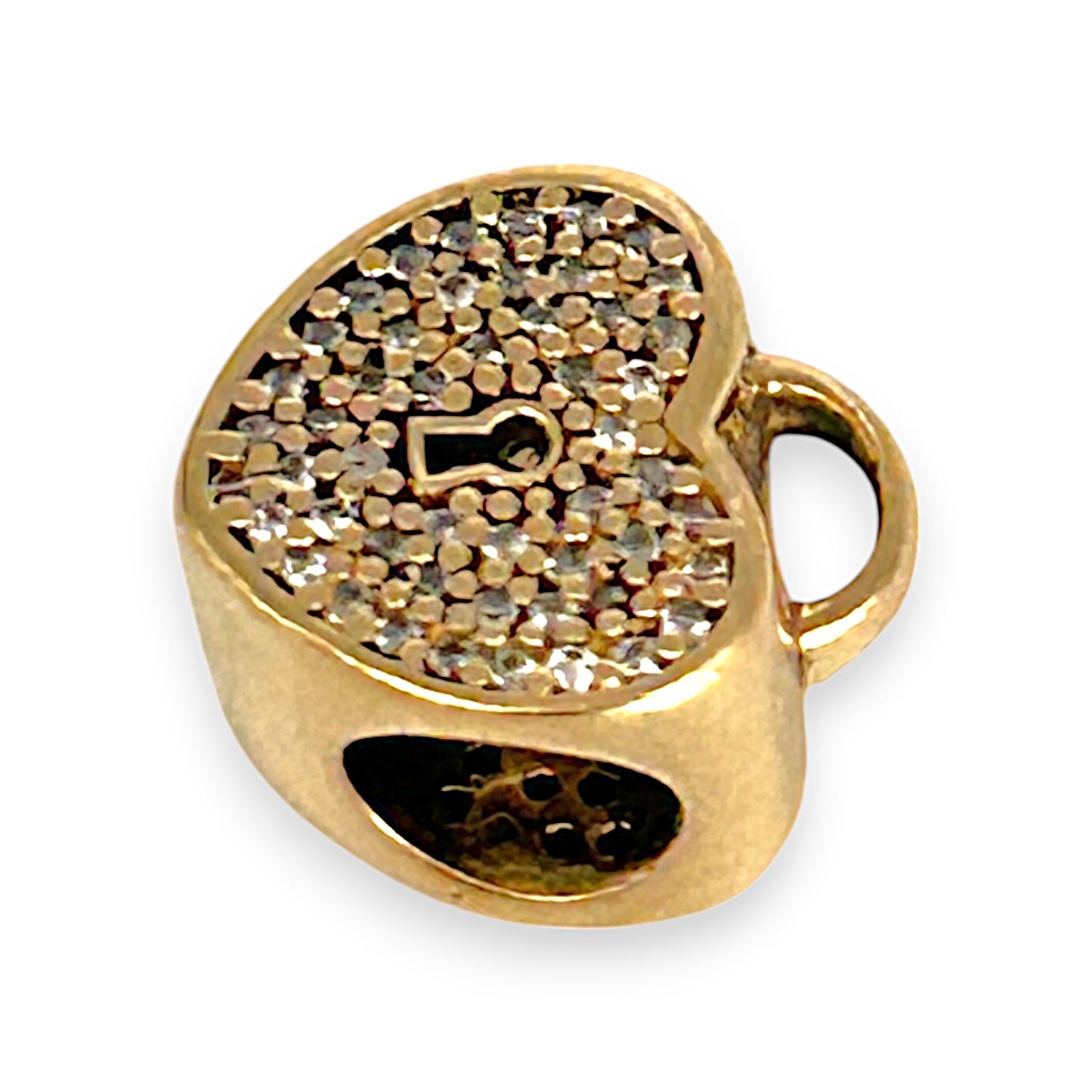 GOLD DEAL | 14K Gold Pandora Love Lock Charm