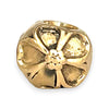 GOLD DEAL | 14K Gold Pandora Floral Studded Clip Charm
