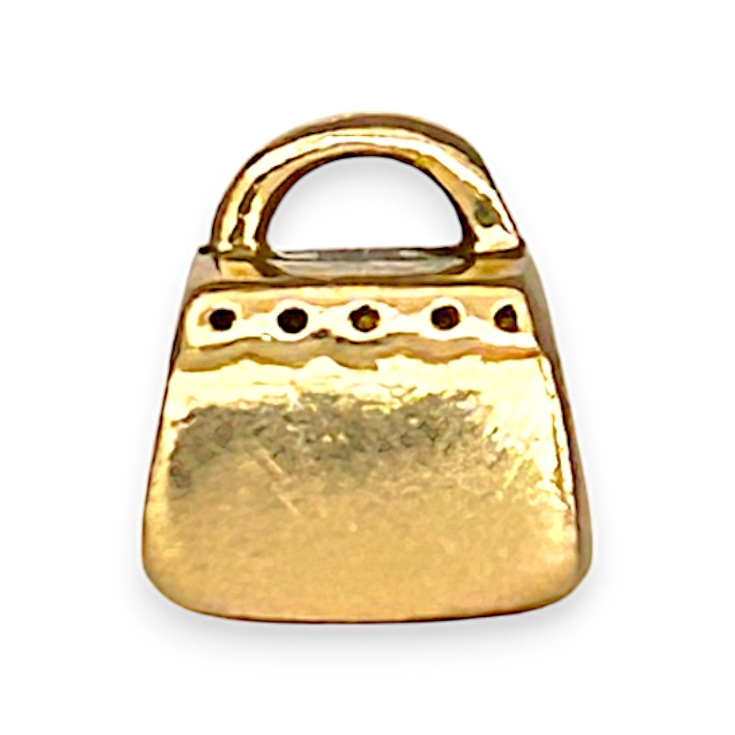 GOLD DEAL | 14ct (14K) Gold Pandora Purse Threaded Charm