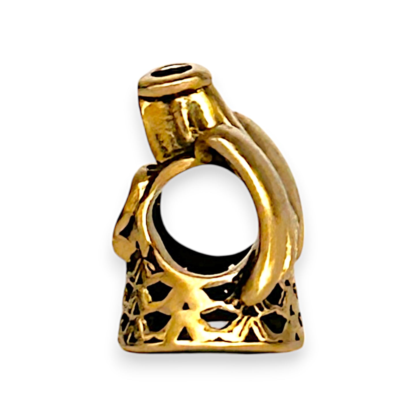 GOLD DEAL | 14ct (14K) Gold Angel with Heart Charm