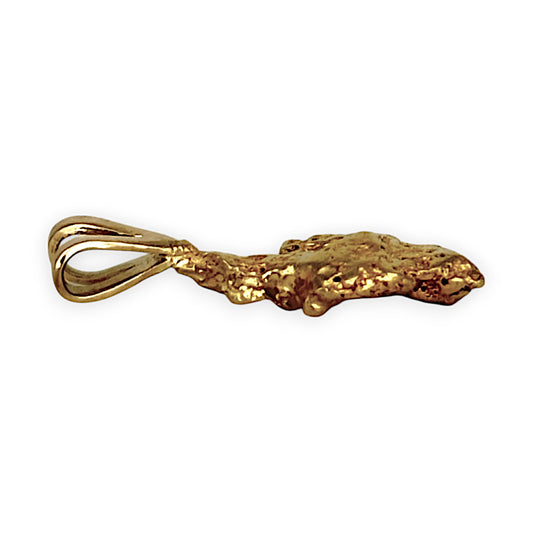 GOLD DEAL | AU Natural Gold Nugget Pendant