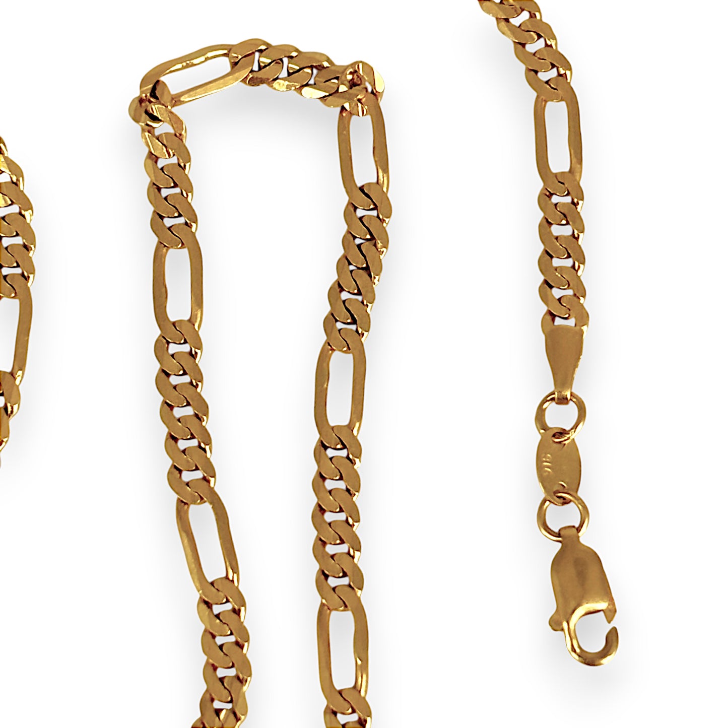 GOLD DEAL | 22K Gold Bold Figaro Chain Length 56cm