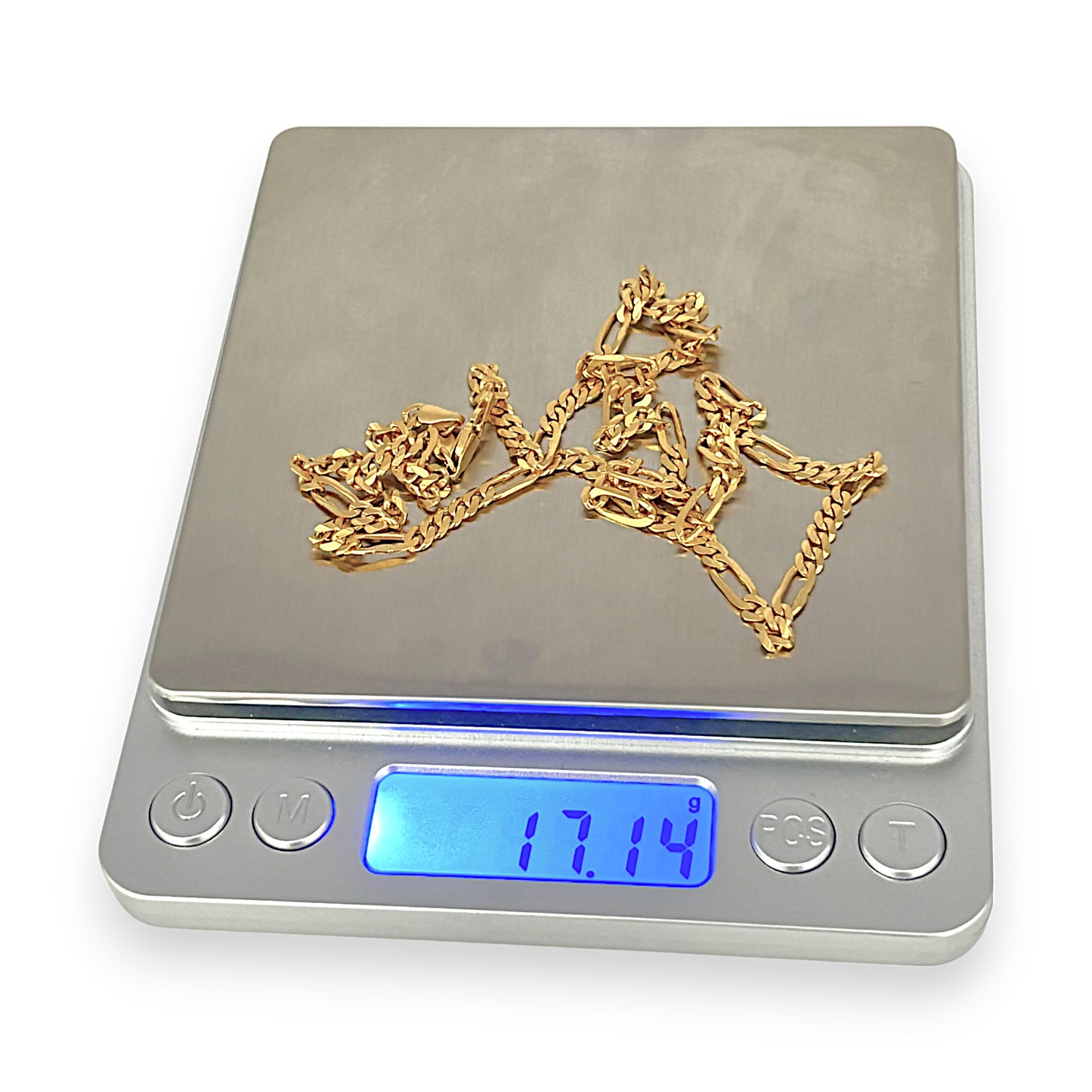 GOLD DEAL | 22K Gold Bold Figaro Chain Length 56cm