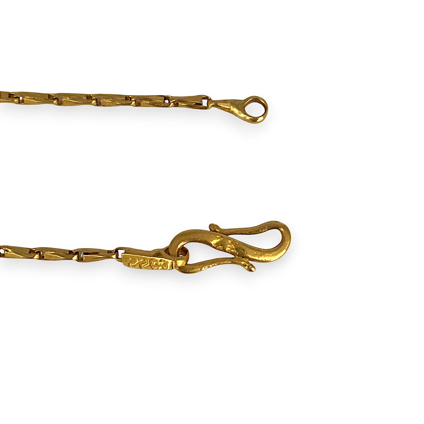 GOLD DEAL | 22K Gold Unique Interlock Link Chain Length 40cm