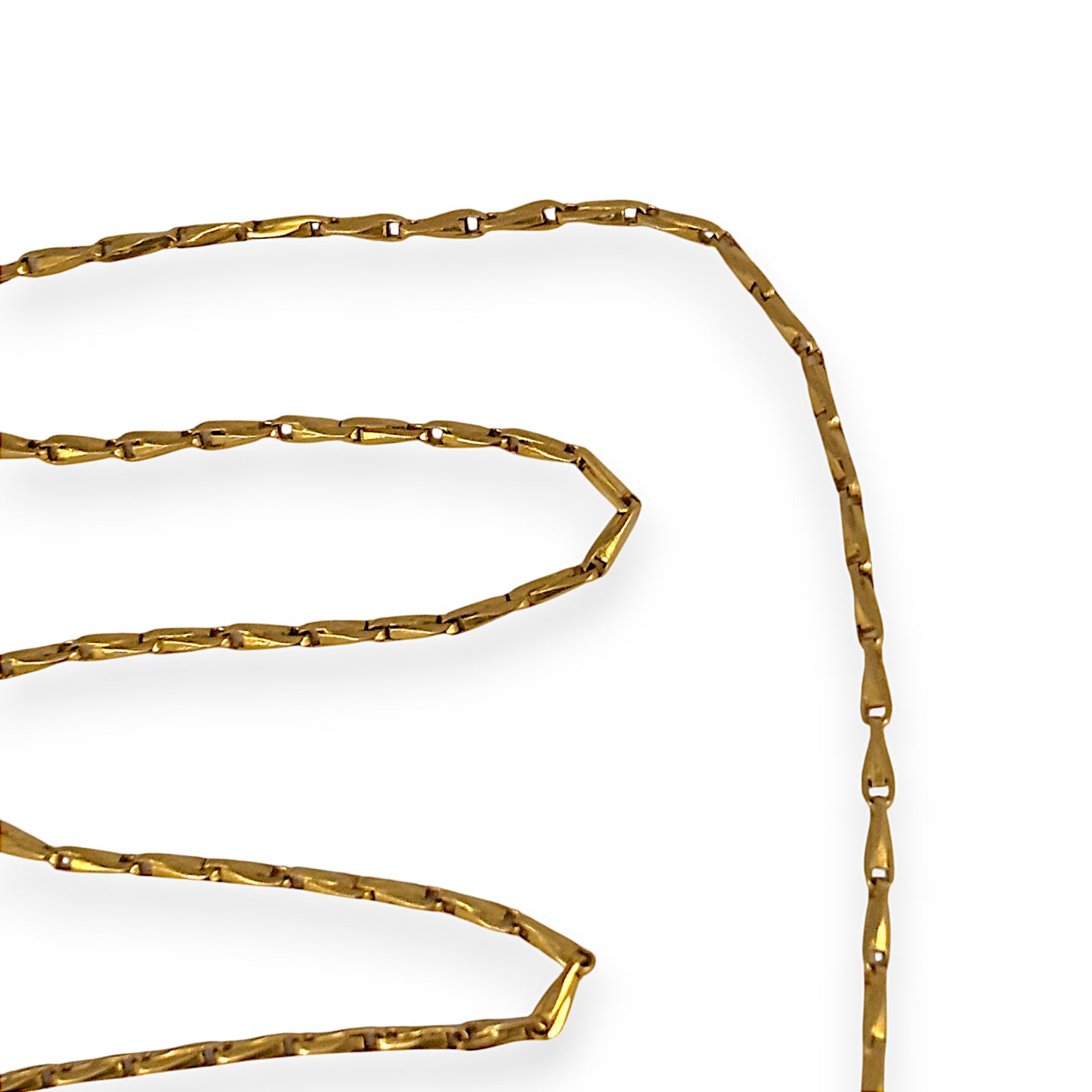 GOLD DEAL | 22K Gold Unique Interlock Link Chain Length 40cm