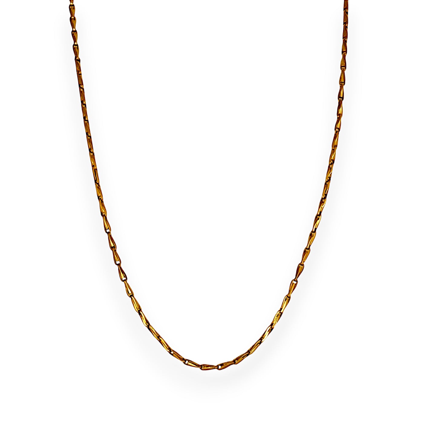 GOLD DEAL | 22K Gold Unique Interlock Link Chain Length 40cm